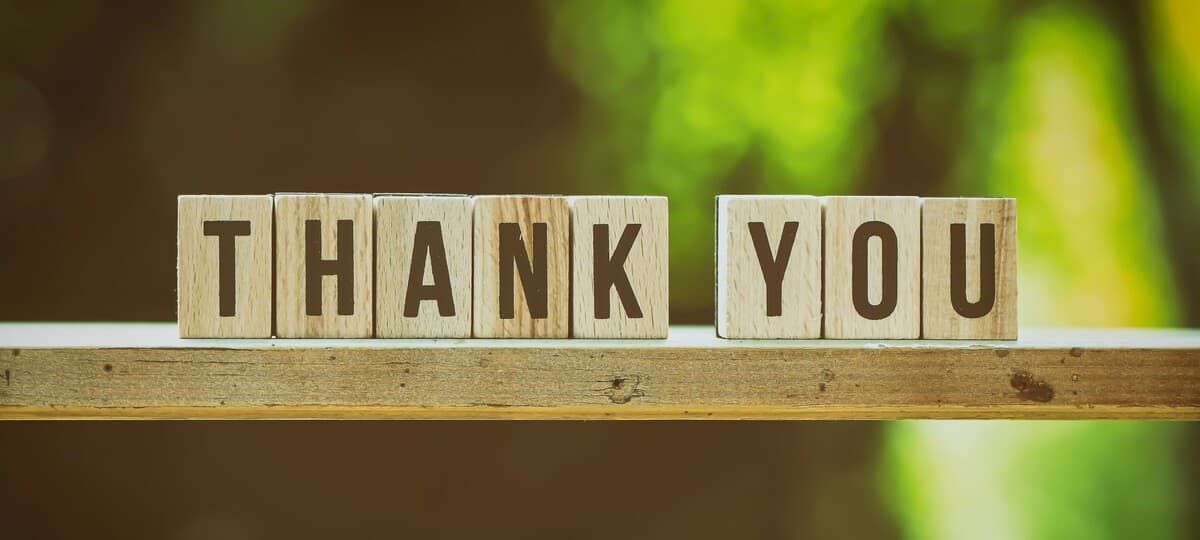 Thank You to My Readers