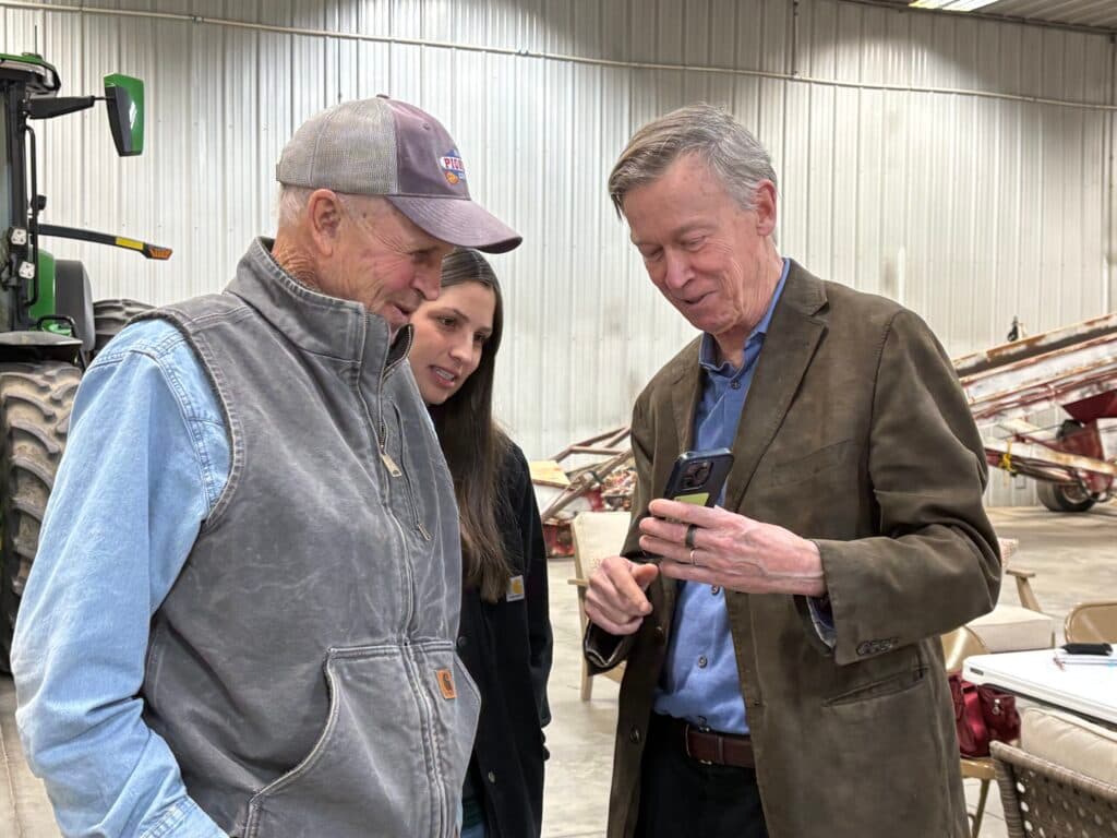 Colorado farmers warn US Sen. John Hickenlooper tariffs and research cuts