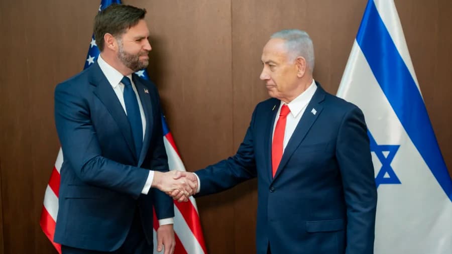 Vance, Netanyahu Discuss Israel’s Role in Peace Plan