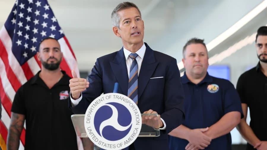 LIVE NOW: Transportation Secretary Duffy Provides Update on Air Travel in Newark