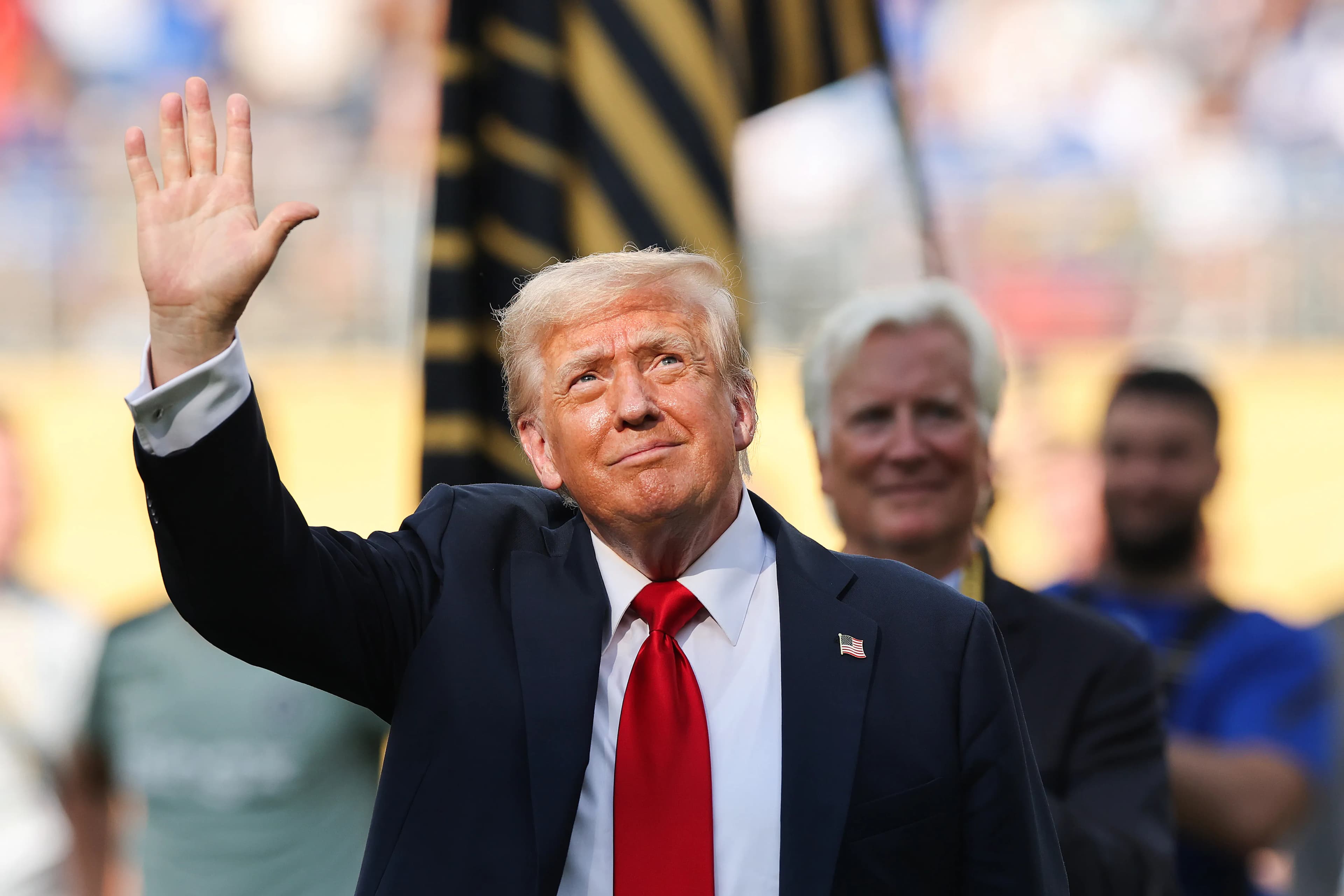 Trump Participates in the Southern Boulevard Dedication Ceremony