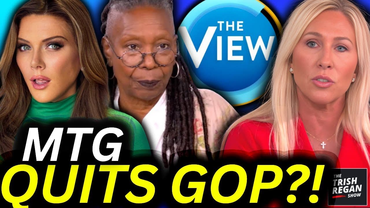 MTG DUMPS the Republican Party?! LIVE on “The View”