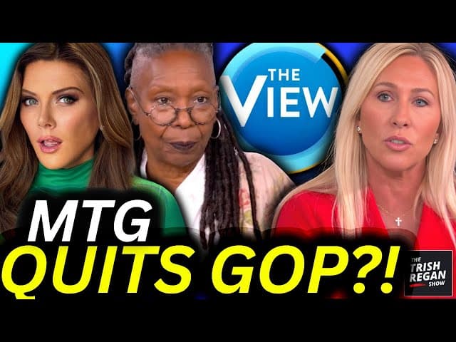 MTG DUMPS the Republican Party?! LIVE on “The View”