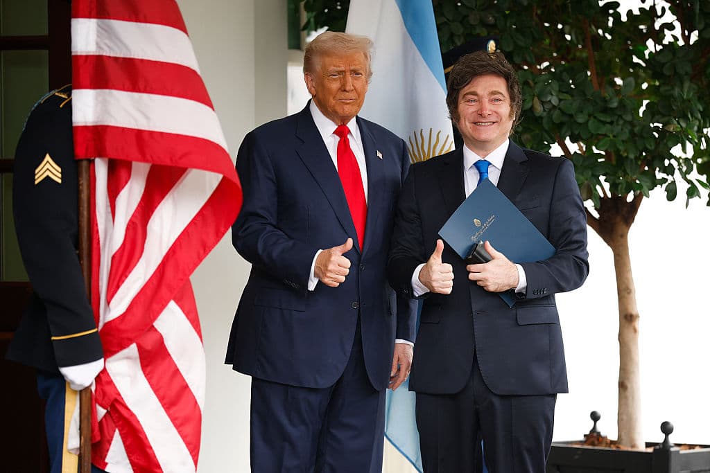 Trump Hosts Argentine President Milei at the White House