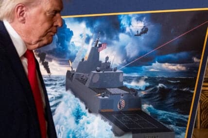 Trump announces plans for new Navy 'battleship' as part of a 'Golden Fleet'