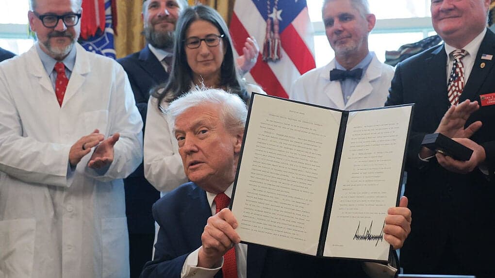 Trump signs executive order rescheduling marijuana, but disparages recreational