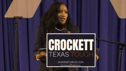 Republican Sen. Tim Scott takes a dig at Jasmine Crockett after announcing US
