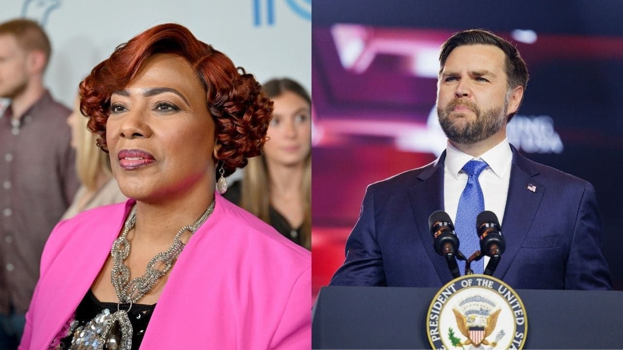 Bernice King reacts to VP JD Vance's remarks on no longer needing to apologize