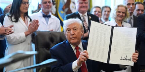 Trump signs executive order that could reclassify marijuana as a less dangerous