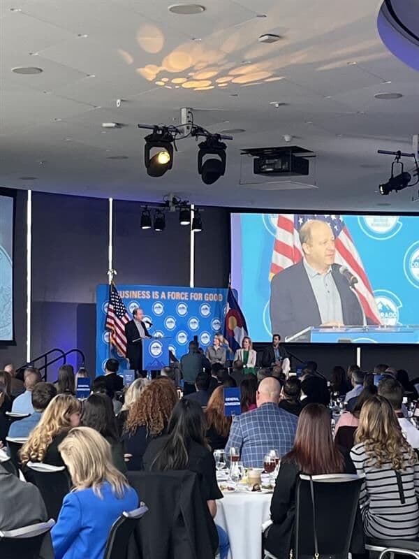 Gov. Polis highlights Colorado's business climate and affordability during