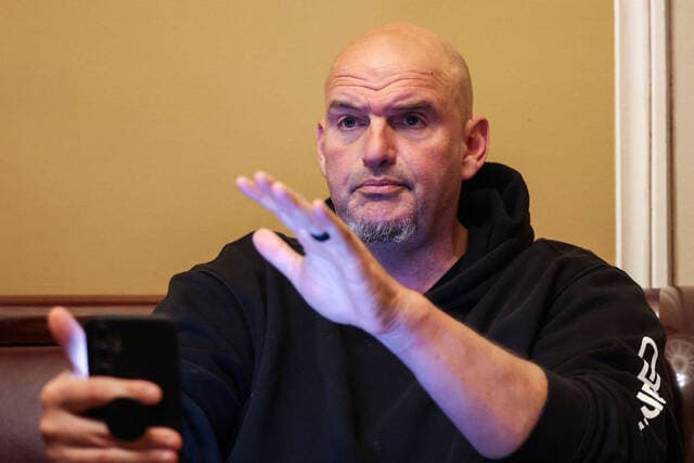 Sen. John Fetterman hospitalized after fall near Braddock home