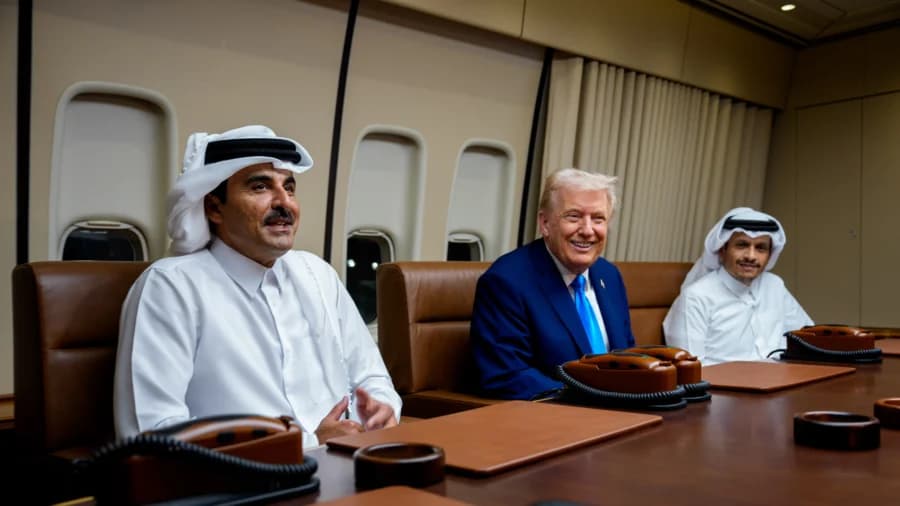 Trump Meets Qatari Leaders, Says Qatar May Join Gaza Peacekeeping Mission
