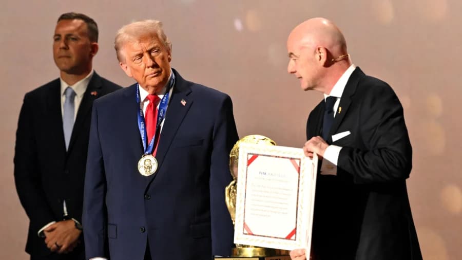 Trump Awarded Inaugural FIFA Peace Prize