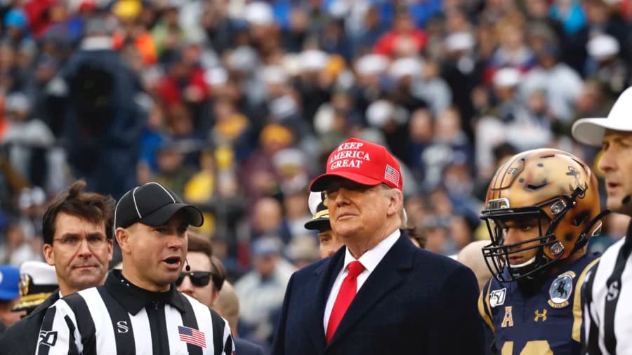 LIVE NOW: Trump Watches the Army-Navy Football Game