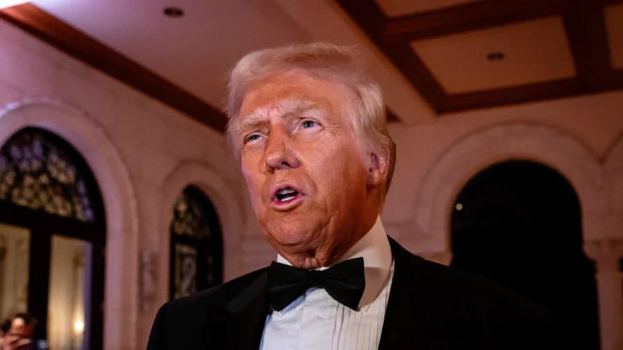 LIVE NOW: Trump Attends New Year's Eve Party