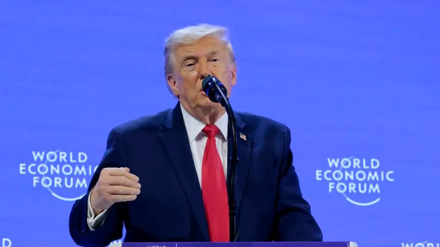 Trump Critiques China's Role at Davos