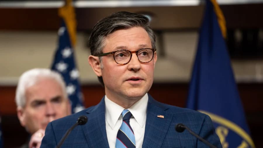 House Speaker Johnson Says He Has Votes to End Partial Shutdown by Tuesday