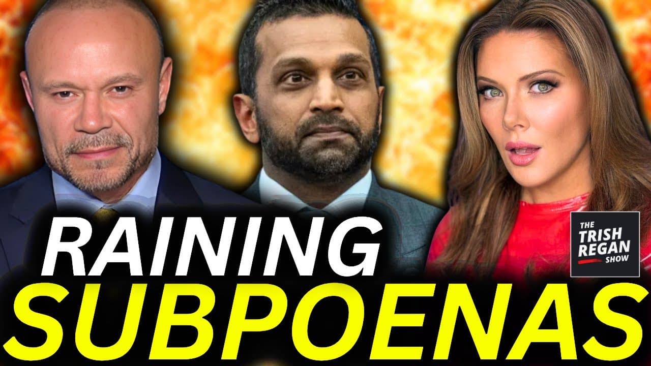 BOOM 💥 Kash & Bongino Unleash 30 SUBPOENAS