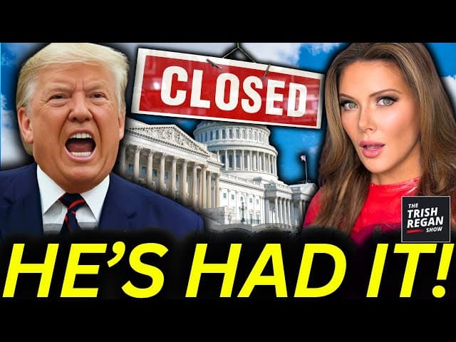 WATCH: Trump RAILS Against Democrats for Blocking Govt Re-Open