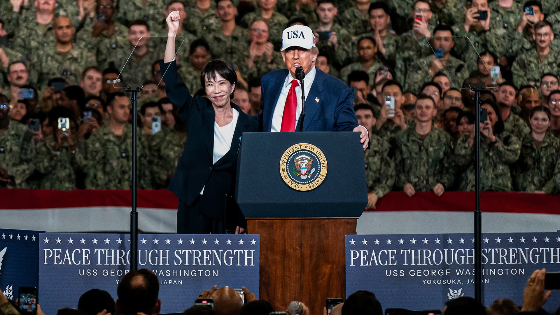 Trump and Japan’s Prime Minister Declare ‘Golden Age’ of Alliance