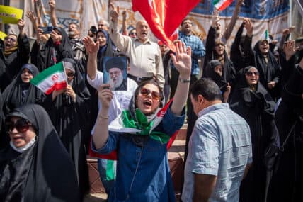 Iran's supreme leader says protesters are 'ruining their own streets' to please