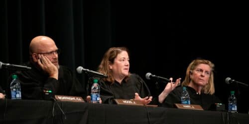 Colorado Supreme Court to hear oral arguments, one justice is gone | COURT CRAWL