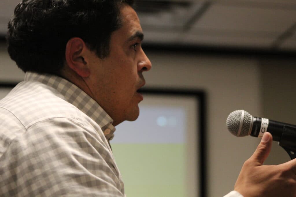 Tensions flare in Adams 14 as school board member films speakers during public comment