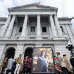 Flags lowered, colors raised: Colorado leaders and friends celebrate Sen. Faith