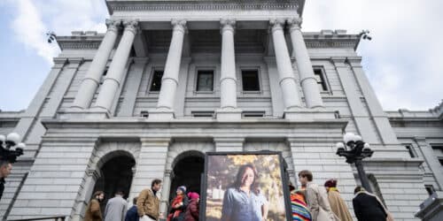 Flags lowered, colors raised: Colorado leaders and friends celebrate Sen. Faith