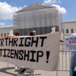 Trump allies urge Supreme Court to uphold his birthright citizenship order