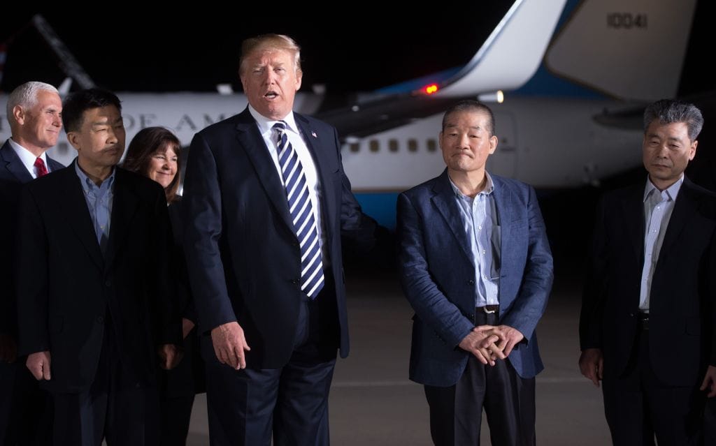 trump korea prisoners