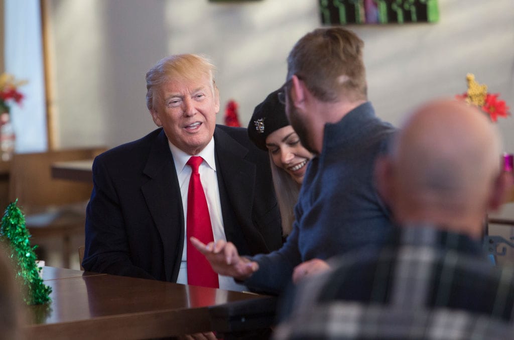donald trump christmas meals