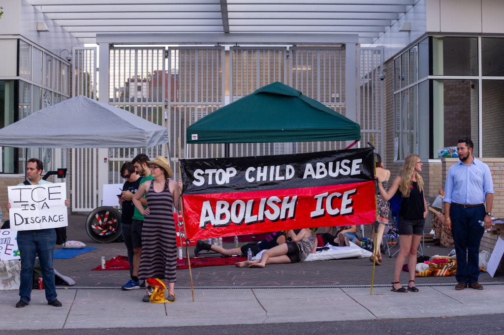 ice protest portland