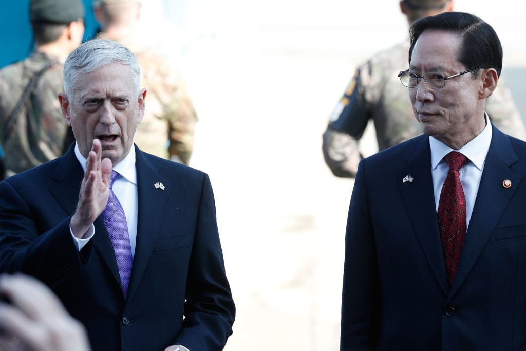 mattis north korea