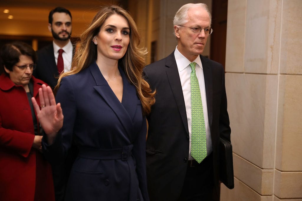 hope hicks leak