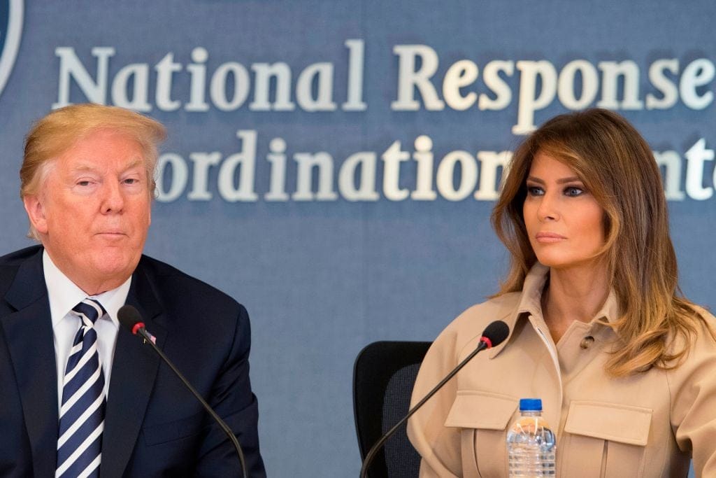 melania trump border