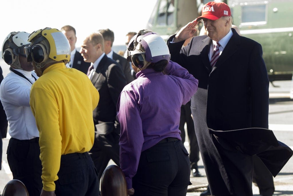 poll troops trump