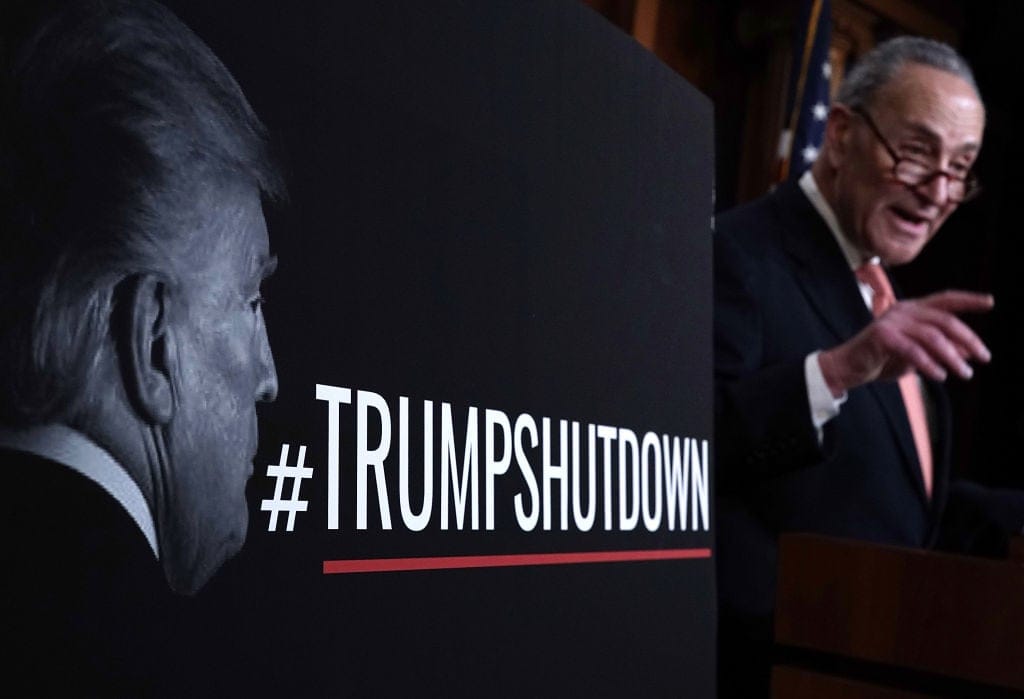 democrat poll shutdown