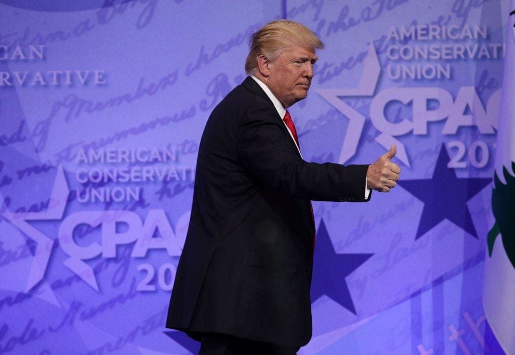 trump cpac korean sanctions