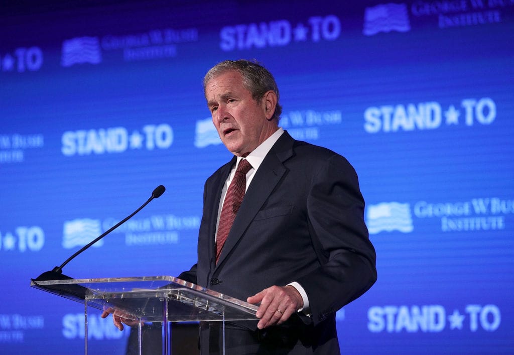 george bush russia