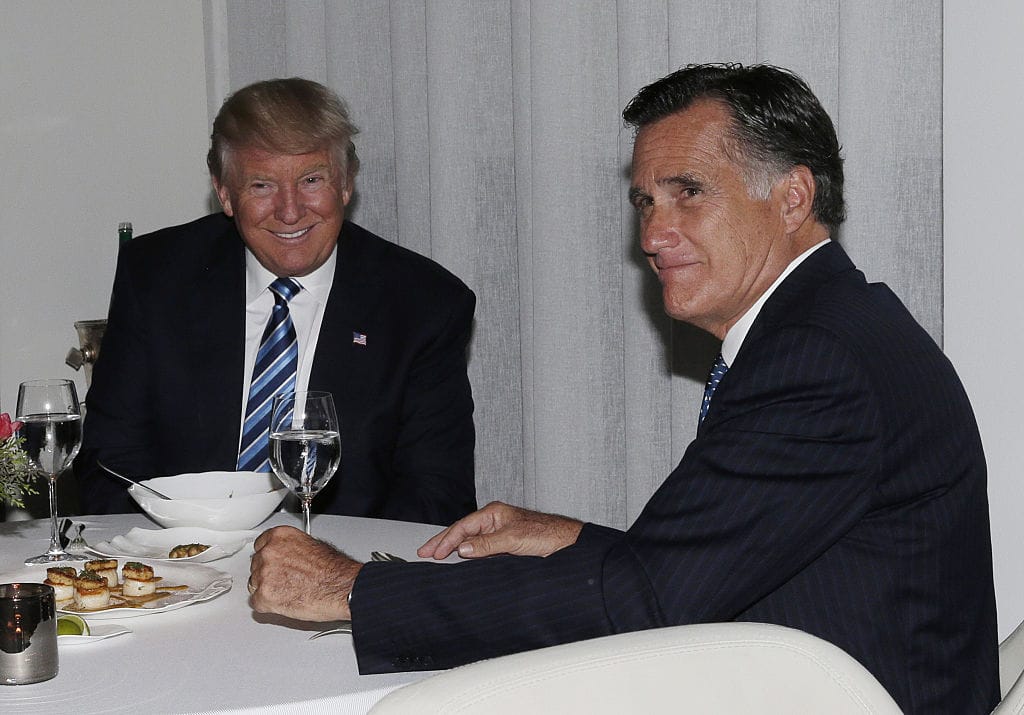 romney trump senate