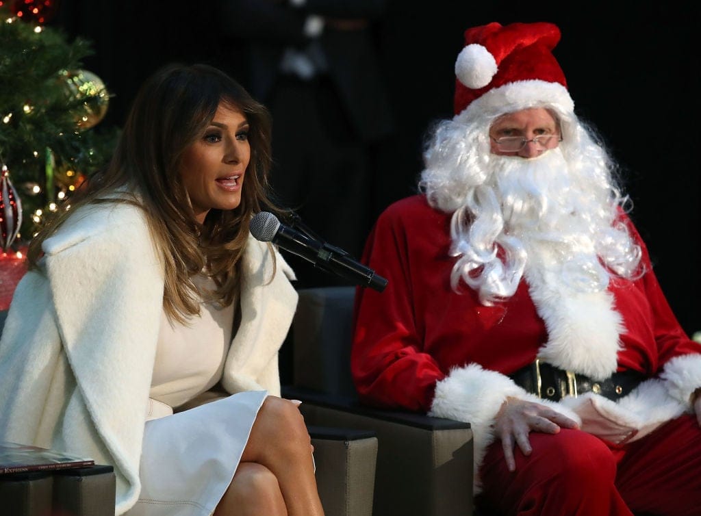 melania trump christmas