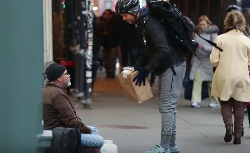 amazon delivery homeless