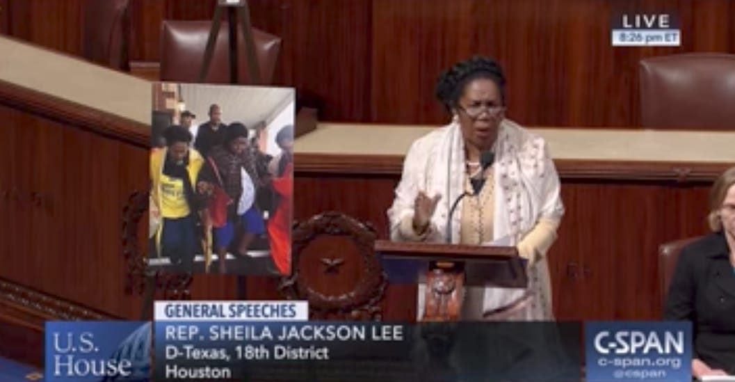sheila jackson lee knee