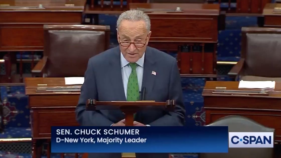 Schumer Sets Vote To Suspend Debt Ceiling For Wednesday
