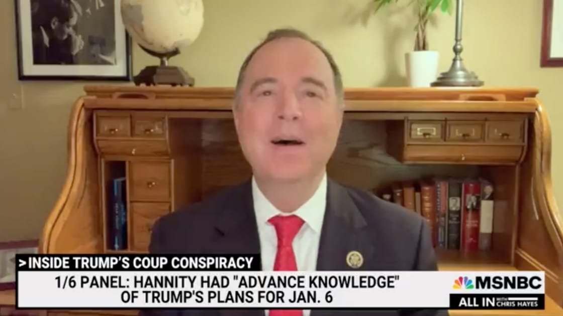 Adam Schiff Says Trump 'Adviser' Sean Hannity Needs To Answer To January 6 Committee