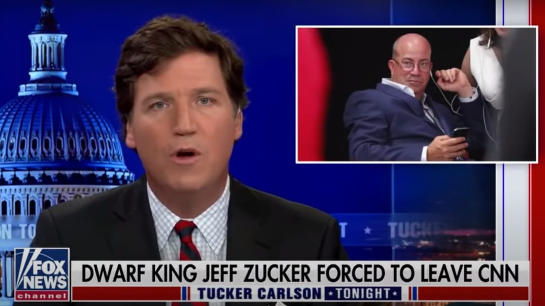 Tucker Carlson: ‘Jeff Zucker Did Not Get Canned For His Sex Life — CNN Just Wanted Him Gone