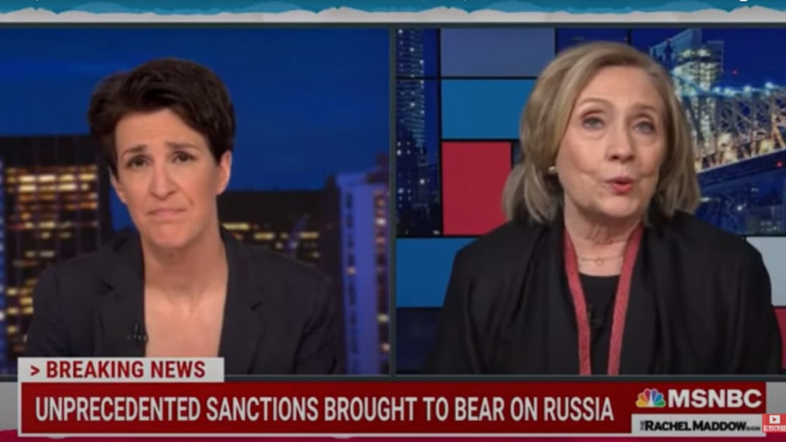 Clinton To Maddow: Biden Doing A ‘Remarkable’ Job Rallying The World Against Putin