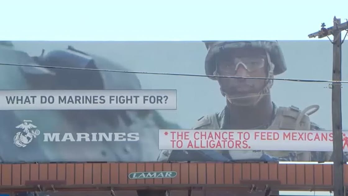 Marine Corps Billboard
