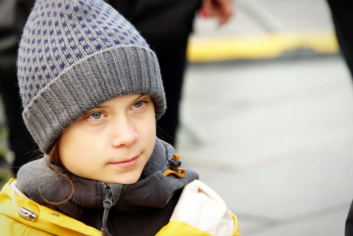 Greta,Thunberg,At,The,”fridays,For,Future”,Event,In,Turin.